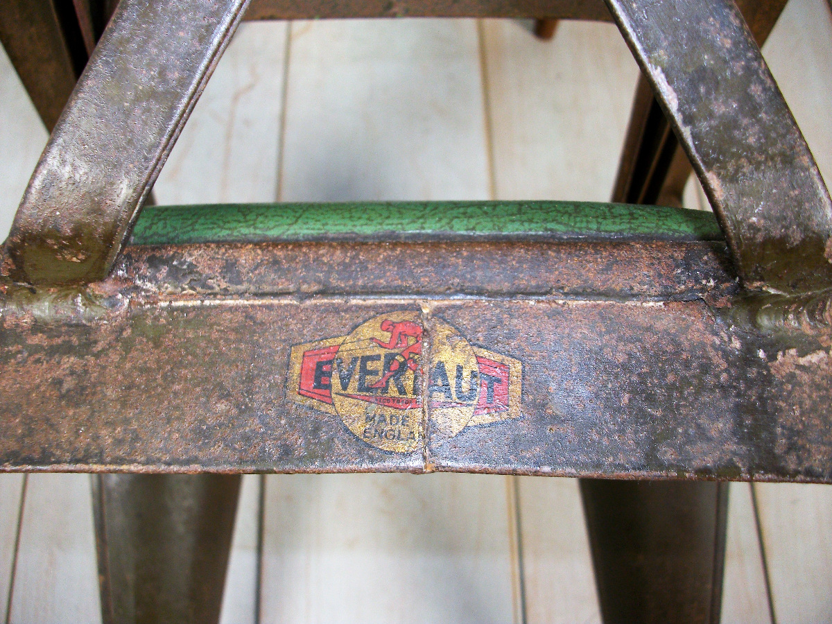 Rare Set of Four Stacking Chairs by Evertaut
